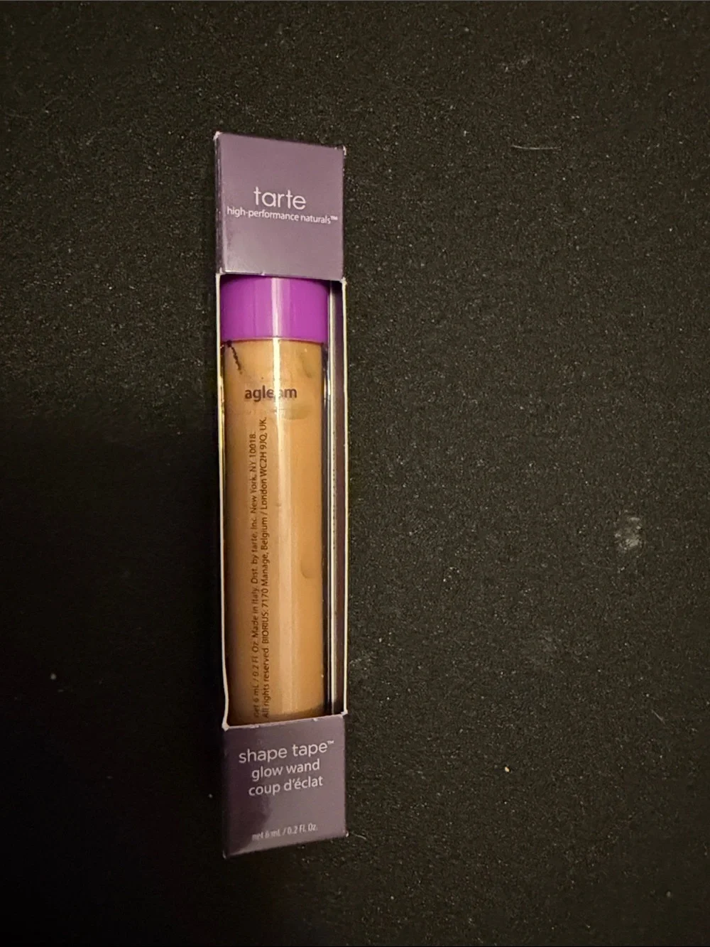 TARTE Shape Tape Glow Wand Liquid Highlighter in Agleam NEW
